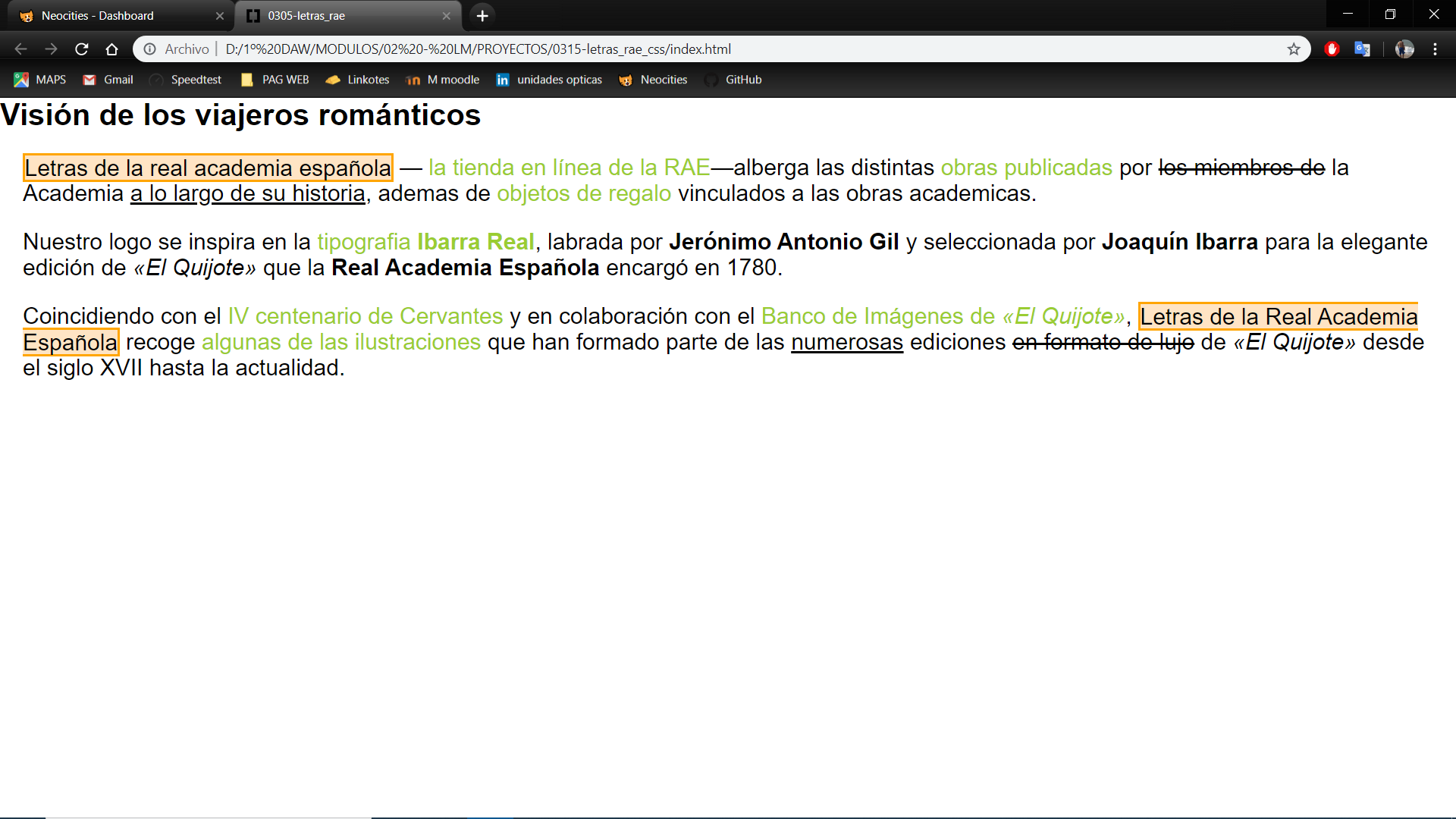 Letras RAE