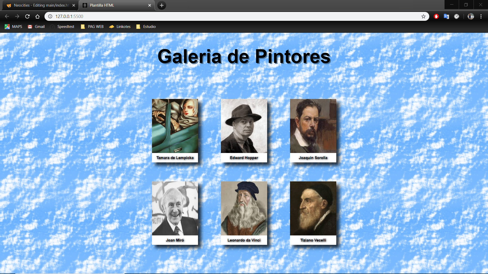 Galeria Pintores