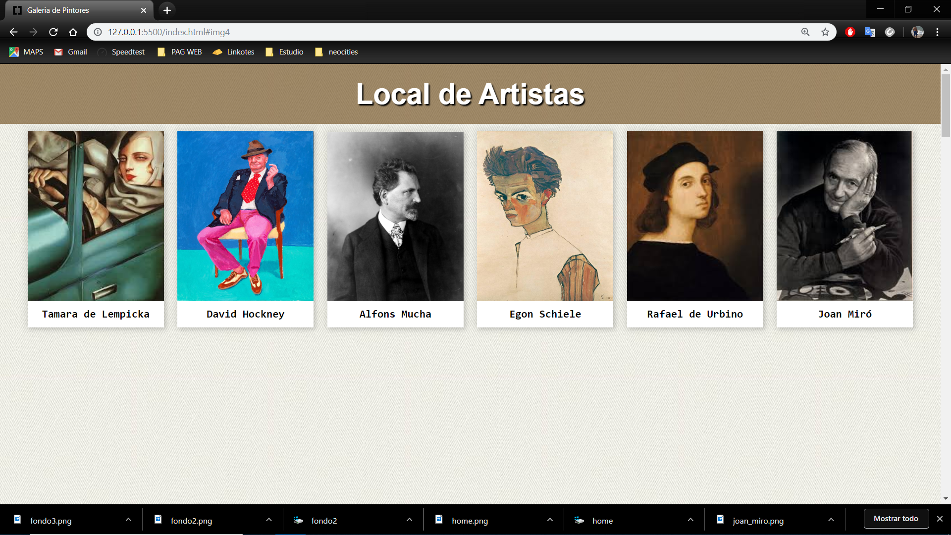 Artistas locales